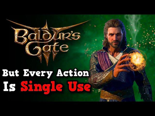 Can You Beat Baldur's Gate 3 By Only Using Each Action Once?