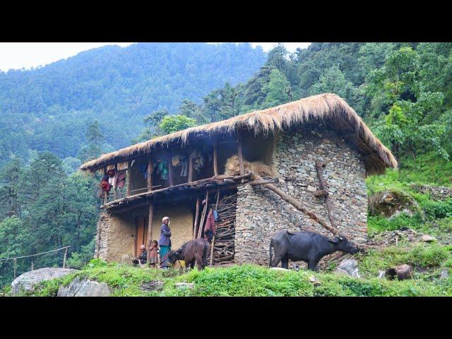 Nepali Mountain Village Life | Naturally Beautiful And Peaceful | Rural Life Nepal @VillageLifeNepal