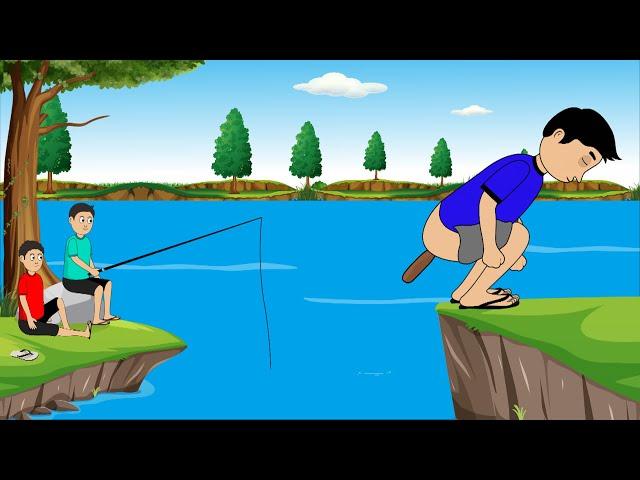 Gagal Mancing  Terbaru Vs Gagal Berenang |  Kartun Lucu - Funny Cartoon  Part `1