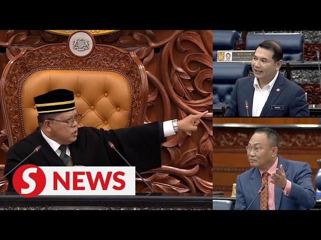 Speaker ejects Pendang MP after uproar in Parliament over Rafizi’s ‘clown’ remark