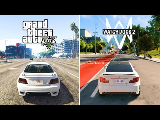 WATCH DOGS 2 vs GTA V - Best Comparison