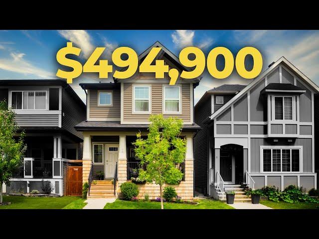 Inside a $494,900 [RARE]  Single Family Home in Calgary's Evanston!