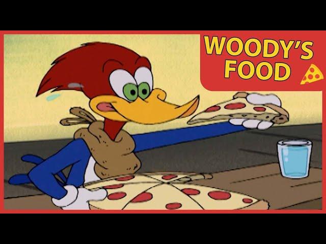 LIVE 24/7  Woody and pizza are best friends! | Join Woody LIVE! | Woody Woodpecker