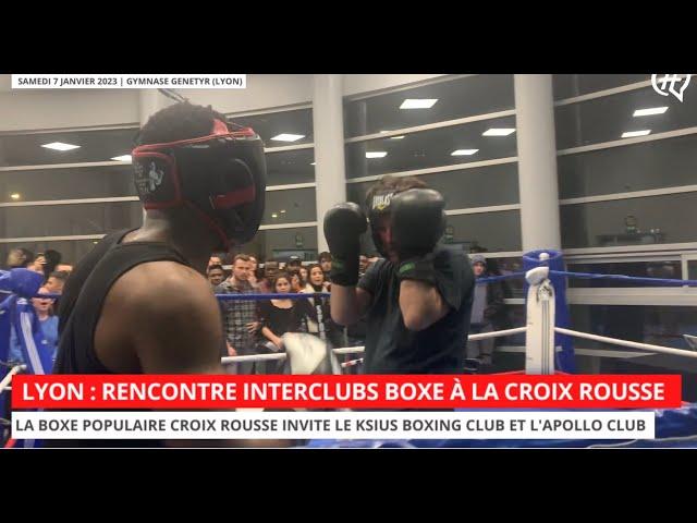 Lyon : rencontre interclubs boxe Croix-Rousse