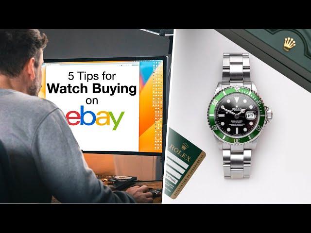 How to buy a watch on eBay