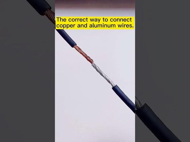 Aluminum wire and copper wire