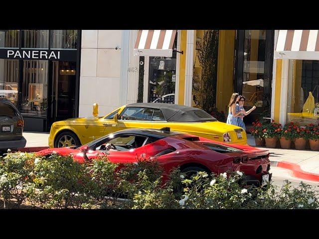 Exotic & Luxury Cars on Rodeo Drive California!