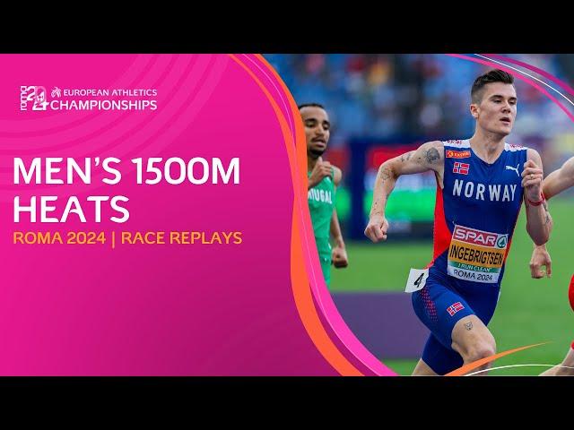 Men's 1500m heats. FULL race replays | Roma 2024