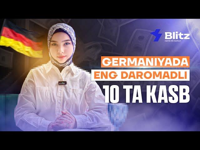 Germaniyada TOP 10 ta kasb 