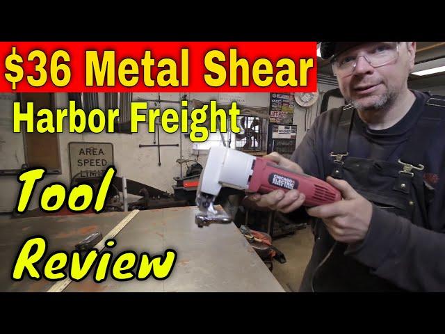 Reviewing the Chicago Electric 18 Gauge, 3.5 amp Metal Shear from Harbor Freight