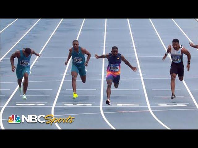 Trayvon Bromell, Marvin Bracy go 1-2 in men's 100m | 2022 Diamond League Silesia | NBC Sports