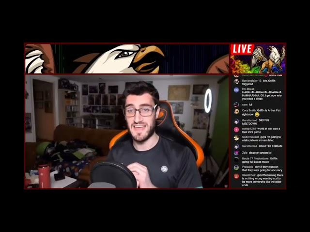 Griffin Gaming gets triggered during the Act Man reaction
