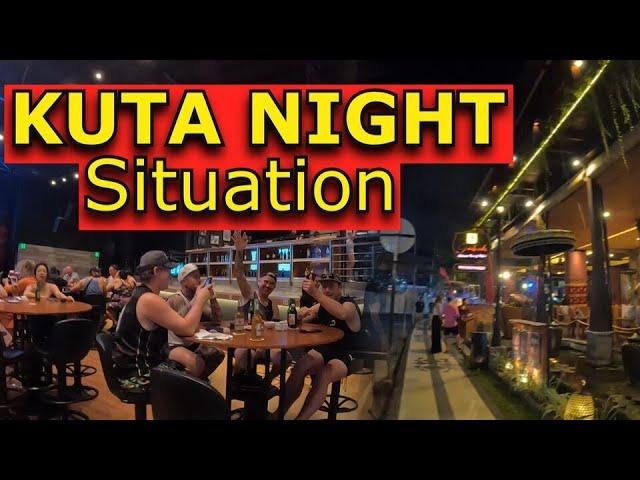 KUTA NIGHT SITUATION || Kartika Street Night Walk