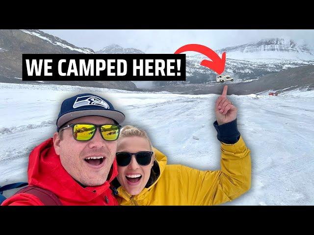 RV Camping at the Bottom of a Glacier!