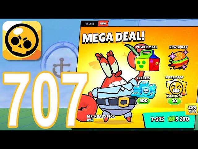 Brawl Stars - Gameplay Walkthrough Part 707 - Mr. Krabs Tick (iOS, Android)