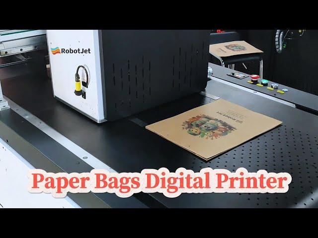 Paper Bags Printing Machine, RobotJet Epson A3+ Single Pass Digital Printer