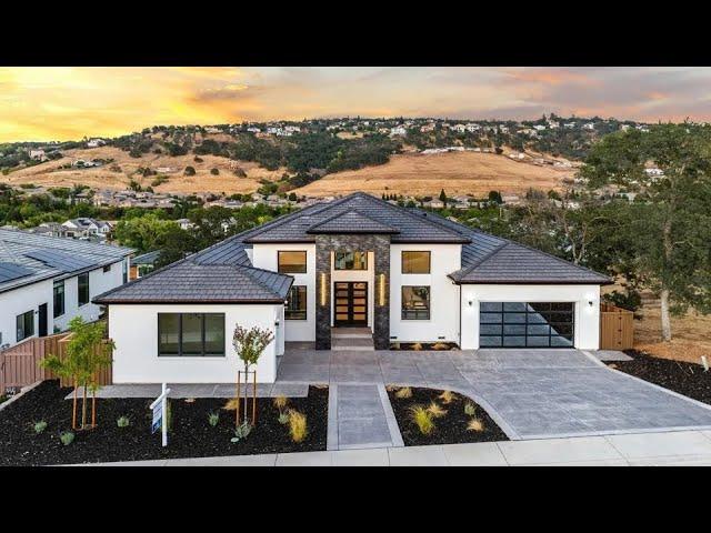 ULTRA Luxury $2.3M Custom Modern Contemporary New Home Near Sacramento with over 5000+ Sqft!
