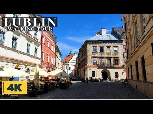 POLAND - LUBLIN WALKING TOUR [4K]