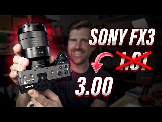 Supercharge your Sony FX3 with Firmware 3.00 | Step By Step