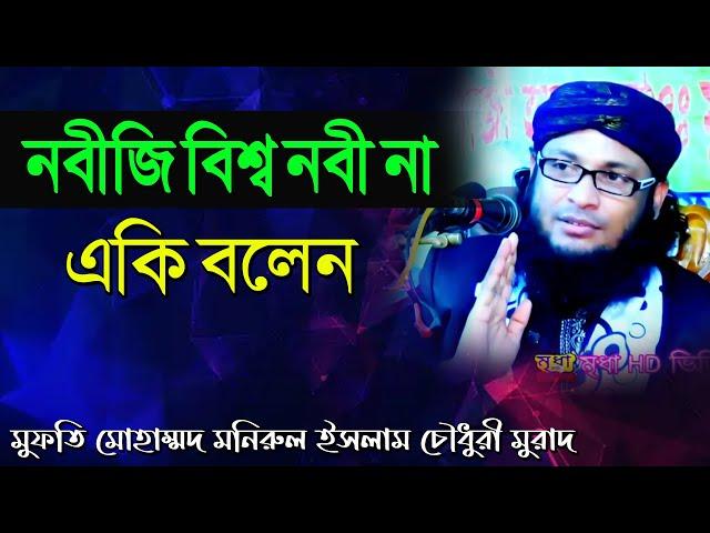 নবীজি বিশ্ব নবী না | মুফতি মনিরুল ইসলাম চৌধুরী মুরাদ | বামৈই গরুর বাজার | Mridha HD Media