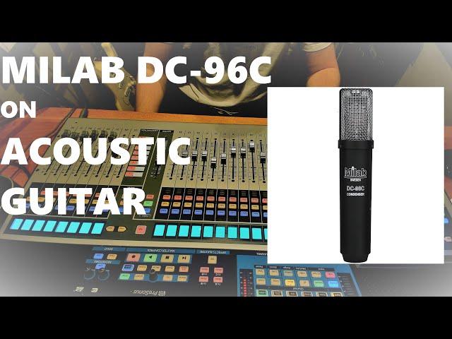 Milab DC-96C Microphone on Acoustic Guitar