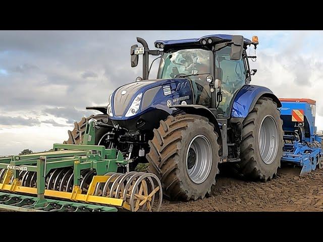 6 Zylinder Maserati für's Feld  New Holland T6.180 Blue Power im Einsatz!