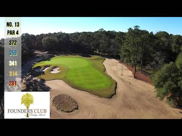 Aerial Tour of Founders Club at Pawleys Island Holes 10-18