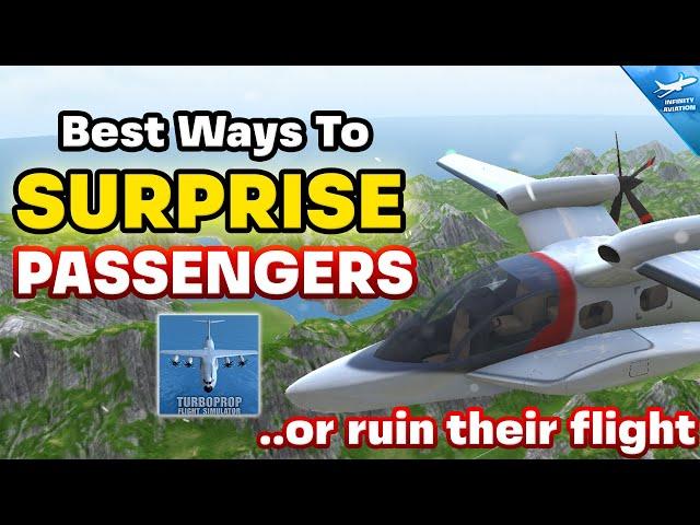 Best Ways To SURPRISE Your TFS PASSENGERS | Turboprop Flight Simulator Meme