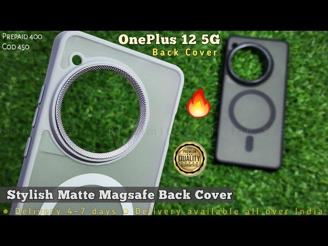 OnePlus 12 5G Back Cover ! OnePlus 12 5G Matte Magsafe Back Cover