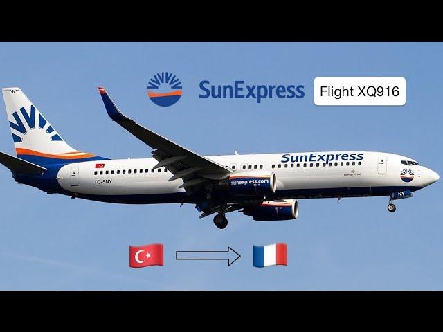 [Trip report] SunExpress | Flight İzmir  - Paris  | B737-800 Economy class