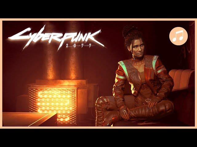 CYBERPUNK 2077 Falling Asleep with Panam | Outsider No More + Cabin Storm Ambience | 1 HOUR
