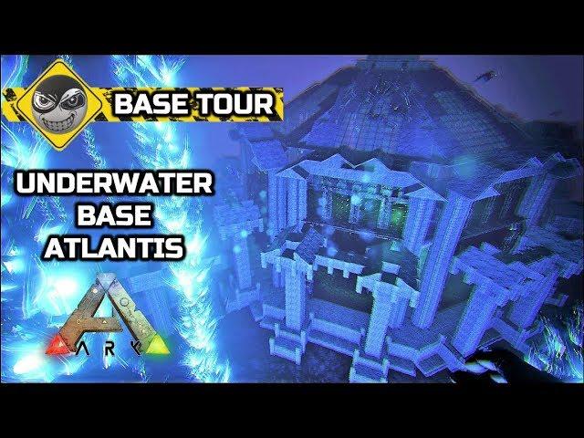 ARK: Survival Evolved - UNDERWATER BASE - Water pen Base Tour (No mods)