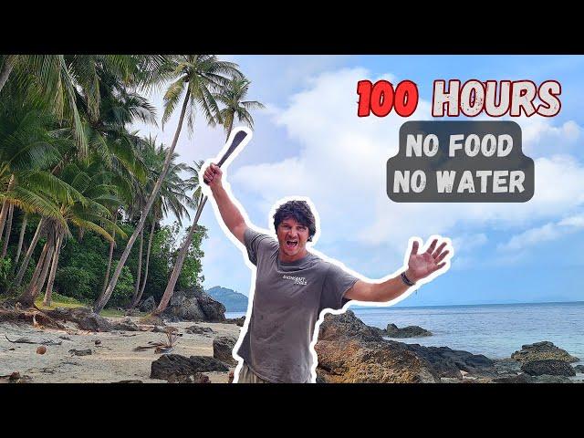 I SURVIVED 100 Hours on a DESERTED ISLAND | NO FOOD NO WATER | Survival Challenge | Ep.2