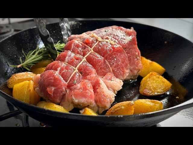 イタリアで一番有名な肉料理！【ポルケッタ】スーパーの豚肉がシェフの一皿に大変身