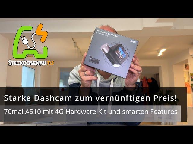 Dashcam 70mai A510. Hohe Bildqualität und smarte Features zu einem guten Preis!