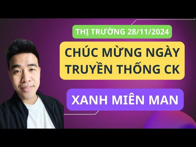 Chứng khoán hôm nay | Nhận định thị trường : ÔI DỜI ÔI, THỊ TRƯỜNG XANH MIÊN MAN trong ngày kỉ niệm