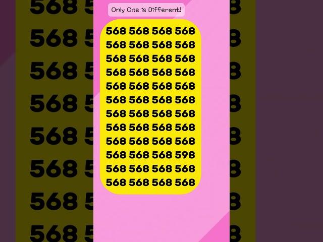 Can You Spot It? #quiz #games #maths #numbers  #puzzle #short