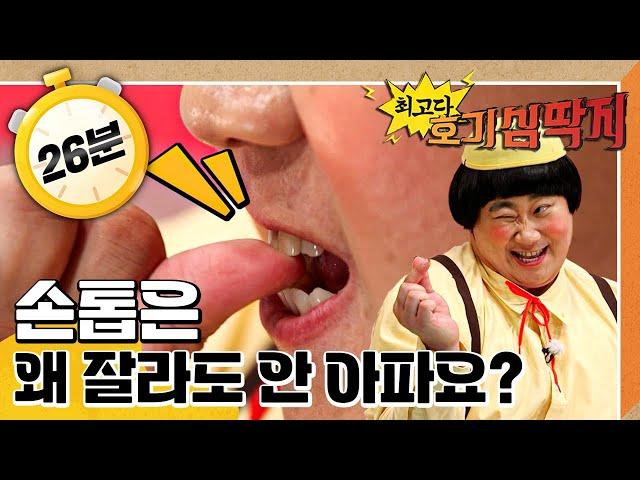 손톱은 왜 잘라도 안 아파요?｜손톱! 왜 잘라야 할까요?｜손톱｜최고다! 호기심 딱지｜[EBS놀이터]