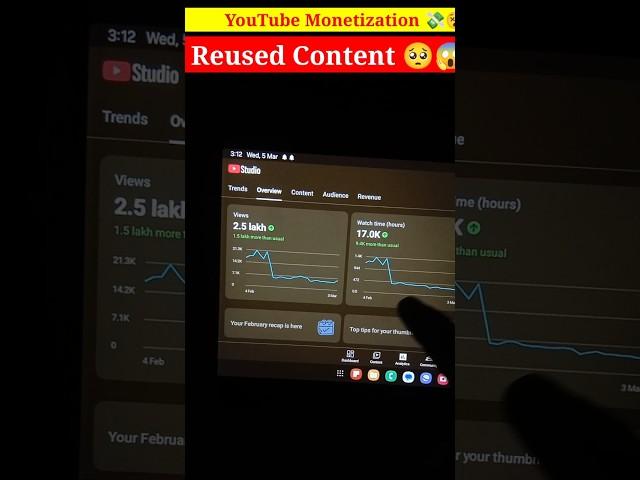  YouTube Channel Monetization | Reused Content | #youtubemonetization #2025