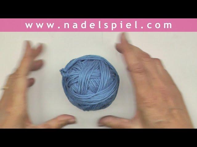 Stricken & Häkeln mit eliZZZa * Knäuel von Hand wickeln