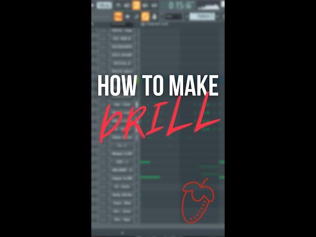 How to make a good drill beat #shorts #producer #flstudio #flstudiotutorials