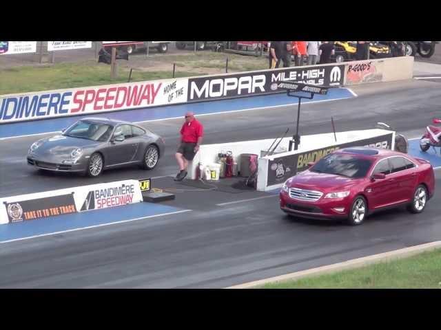 2013 Ford Taurus SHO vs Porsche Carrera