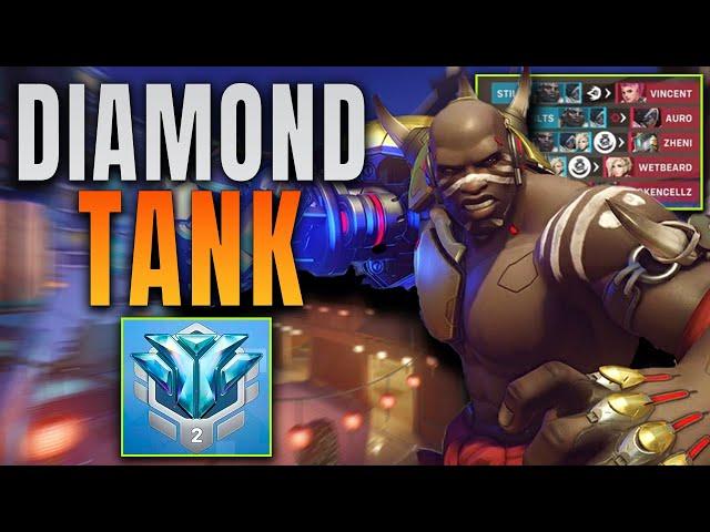 Diamond Tank Has ZERO IMPACT Pro Coach VOD Review | Overwatch 2 Tips and Tricks