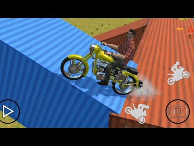 Royal in field bulate byke stunt gaming video/Bullet Bike Driving Game, Indian Vehicles Simulator 3D