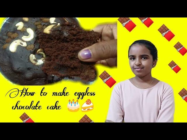 eggless chocolate cake without oven
