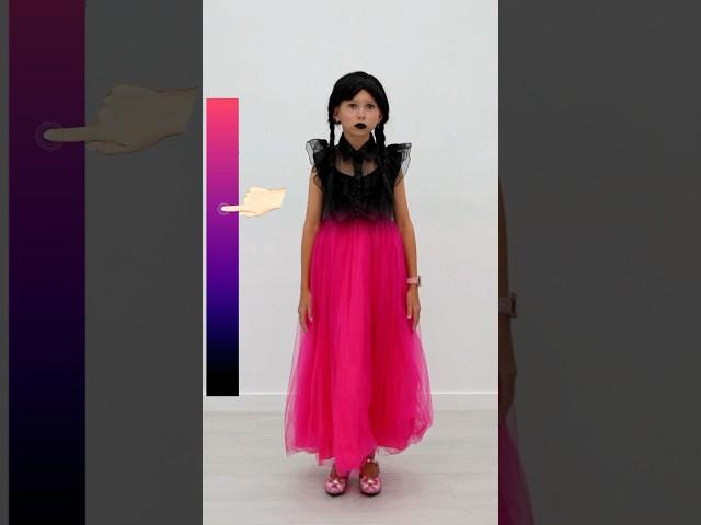 Barbie and Wednesday Addams  - Black and Pink Challenge! #alice