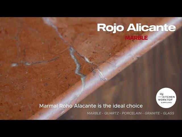 Transform your Kitchen with the Elegance of Alicante Red Marble