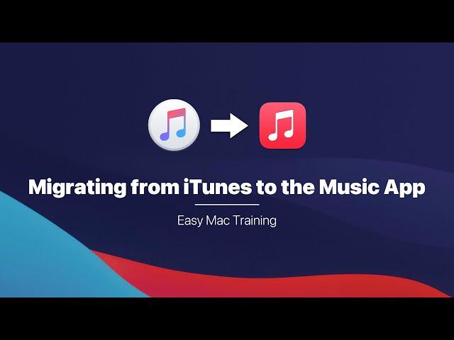 Migrating from iTunes to the Music App