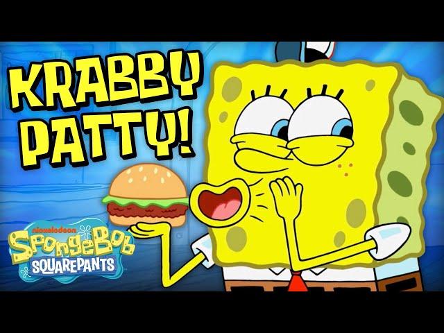 EVERY Time Someone Says 'Krabby Patty'  | SpongeBob