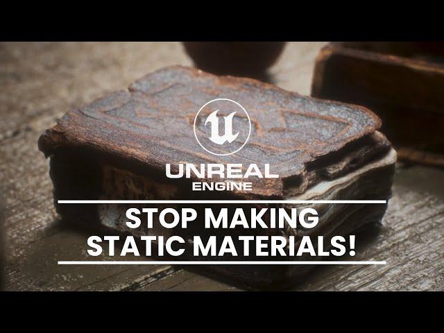 Stop Making Static Materials! UE5: Dynamic Book Material Tutorial